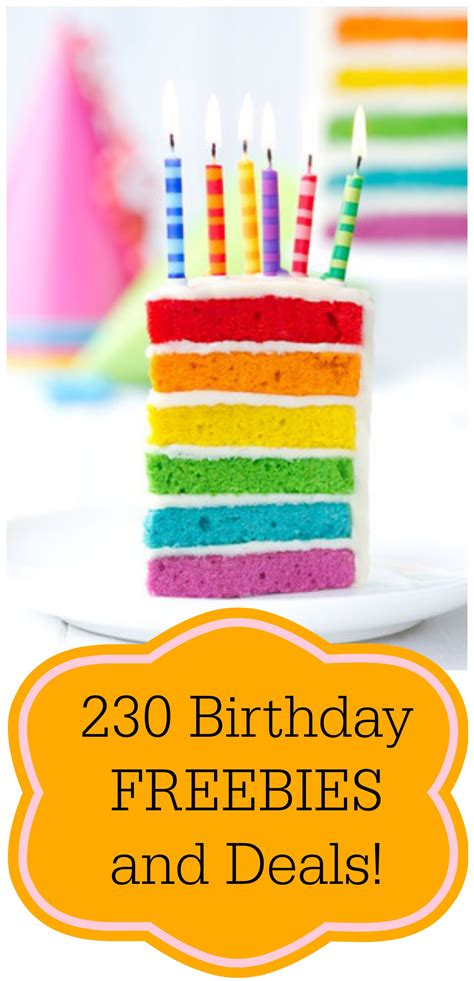 Huge List of Birthday Deals and Freebies! - Freebies2Deals