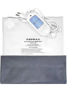 Addmax Orthopaedic Electric Heating Waist Belt Wrap - Lower Back Heat ...