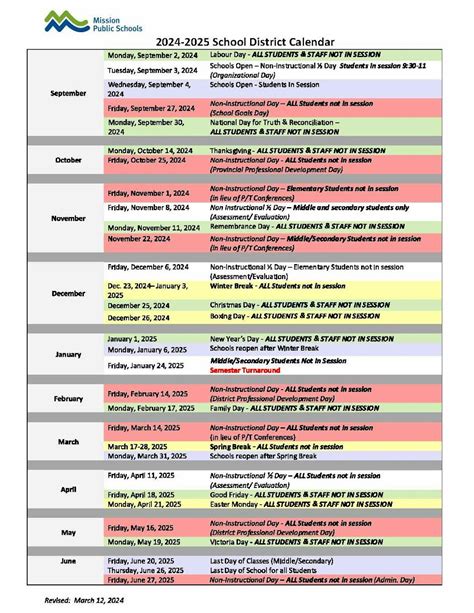 2024-2025 District Calendar Planning | EngageMPSD