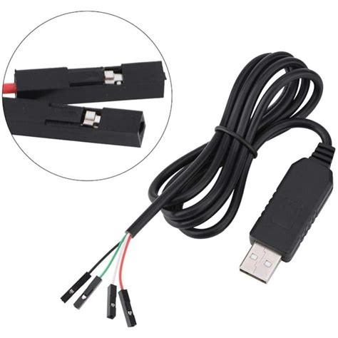PL2303HX USB to UART TTL Cable | RS232 Converter 4-Pin