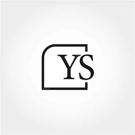 YS Logo monogram with triangle and hexagon modern design template ...