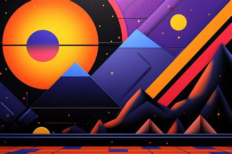 Geometric animation desktop wallpaper Images - Free Download on Freepik