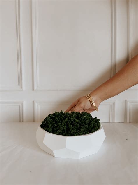 Concrete Geo Bowl | Unique Concept Home Decor | Tesoro Store