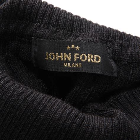 4723AM dolcevita uomo JOHN FORD man wool turtlenek black