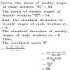 For a group of 50 male workers, the mean and standard deviation of ...