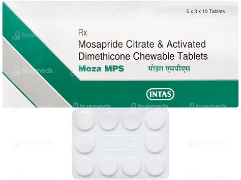 Moza Mps 5125 Mg Tablet 10 - Uses, Side Effects, Dosage, Price | Truemeds