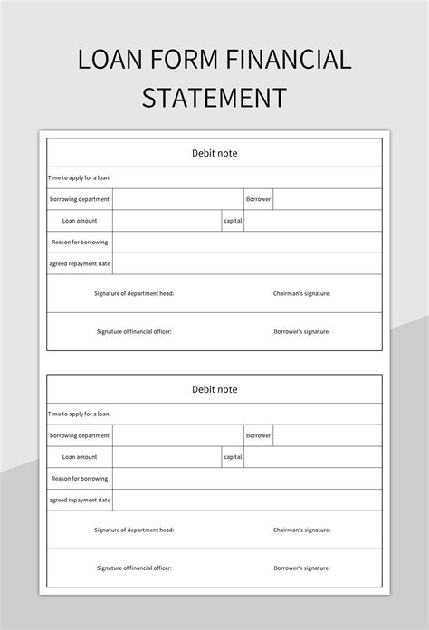 Free Debit Note Templates For Google Sheets And Microsoft Excel ...