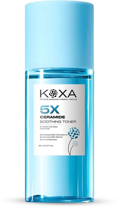 Koxa 5X Ceramide Soothing Toner with Probiotic Complex for Daily Skin ...