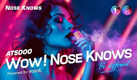 Disposable Nose Vapes: Nose Knows' AT5000 Avoids Sweetener Residue and ...