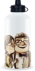 Flipkart.com | Tuelip "Animated Couple" Aluminium Printed Water Bottle ...