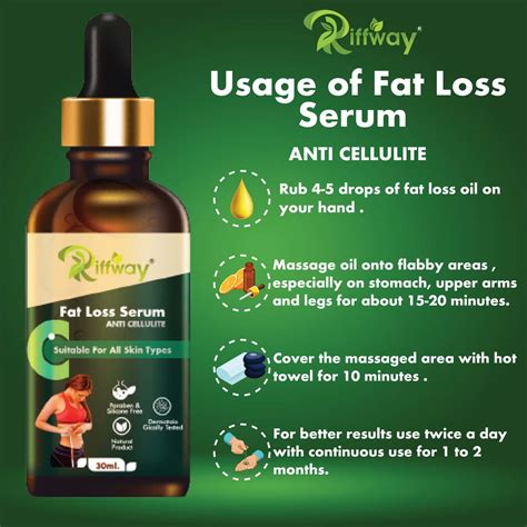 Buy RIFFWAY FAT LOSS SERUM|SLIMMER APPEARANCE, STAY ON TRACK WITH FAT ...