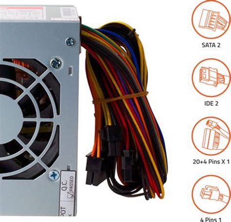 artis VIP250 250W SMPS Compact Power Supply Unit 250 Watts Computer PSU ...