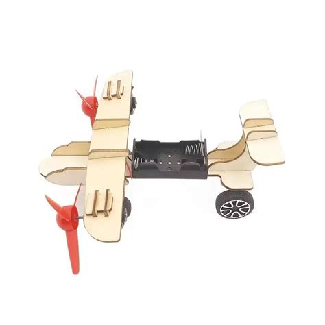 DIY Aircraft STEM Kit Twin-Engine Toy Taxiing Aircraft – REES52