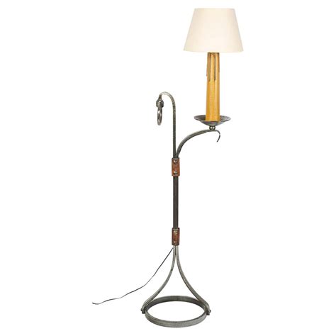 Wrought Iron and Copper Floor Lamp from the 1960s For Sale at 1stDibs ...