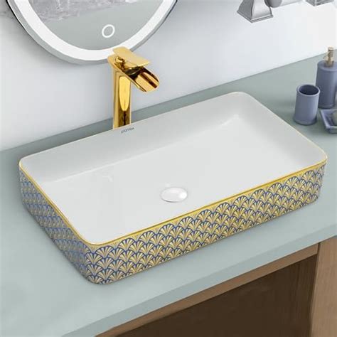 Plantex Table Top Wash Basin For Bathroom/Designer Ceramic Basin/Count ...