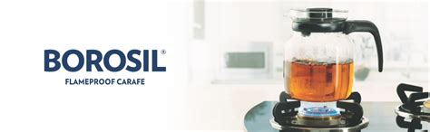 Buy Borosil - Carafe Flame Proof Glass Kettle With Stainer, 1L Online ...