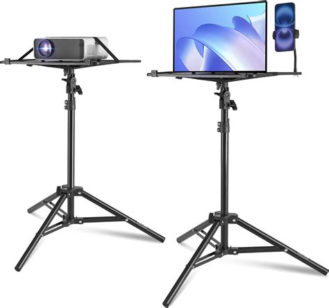 Amazon.com: VEVOR Projector Stand, Projector Floor Stand Adjustable ...