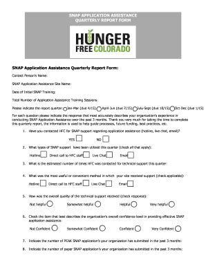 Fillable Online hungerfreecolorado SNAP APPLICATION ASSISTANCE ...