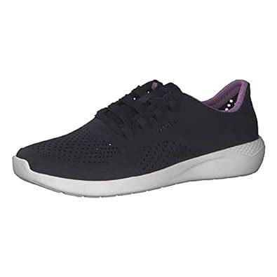 Buy crocs womens LiteRide Shoe Navy/Orchid Sneaker - 8 UK (W10) (205234 ...