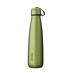 Avana Ashbury Stainless Steel Double-Wall Insulated Water Bottle, 18 ...