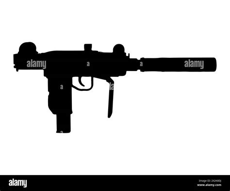 M16 Silhouette M16 Rifle Flat Vector Vector & Photo (Free Trial)