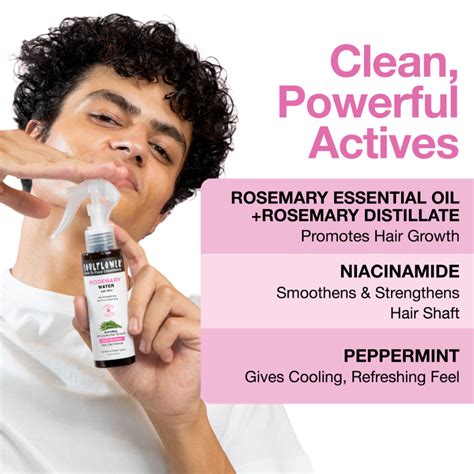 Buy Soulflower Rosemary Water Hair Serum Spray For Frizz Control, Hair ...