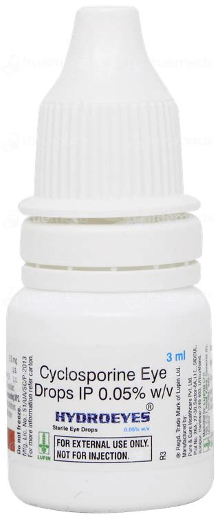 Hydroeyes Sterile 0.05% Eye Drops 3 ML | Order Hydroeyes Sterile 0.05 % ...