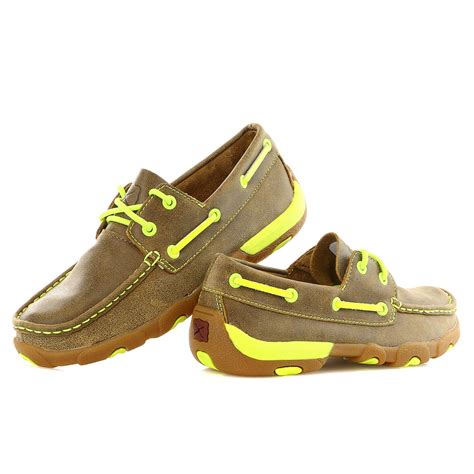 Twisted X Bomber Yellow Driving Mocs - Women's - Shoplifestyle