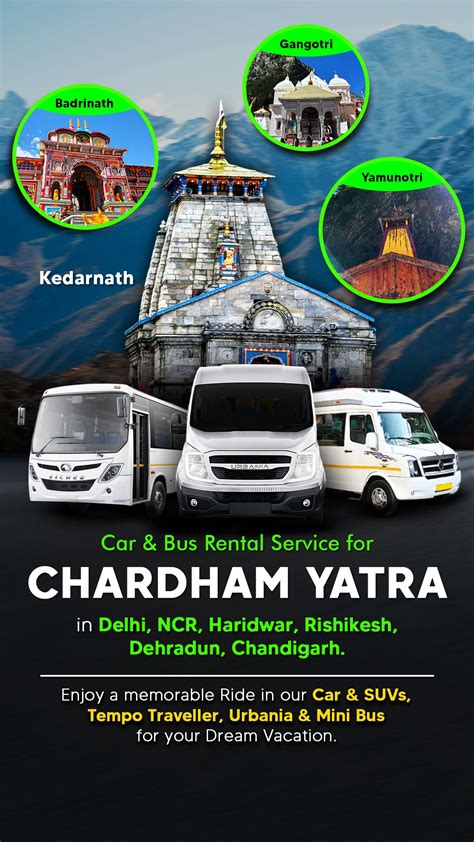 Char Dham Yatra from Delhi, NCR, Dehradun, Haridwar