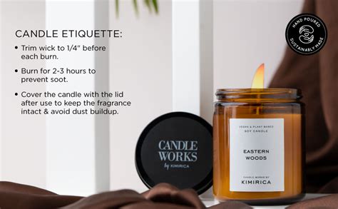 Kimirica Premium Scented Candle | Plant-Based Soy Wax Aromatherapy ...