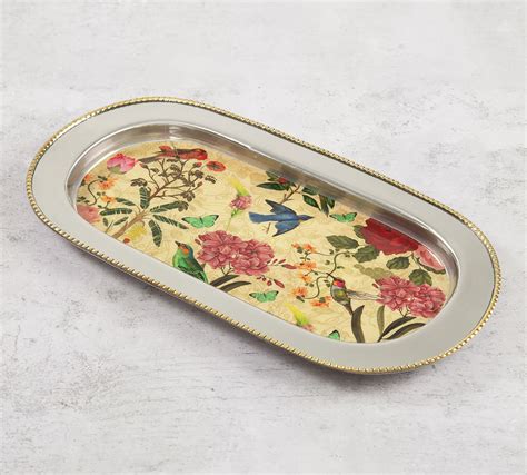 Shop for Decorative Steel Serving Trays online | India Circus