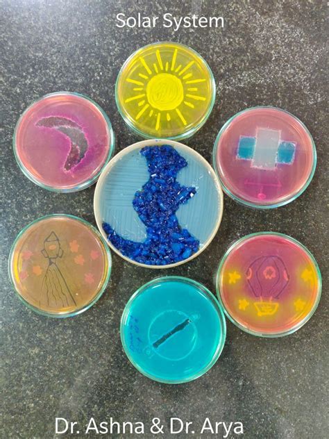 Department of Microbiology conducted an AGAR ART competition for the ...
