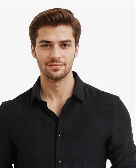 Rare Rabbit Men's Vaxon Black Viscose Checked Print Regular Fit Full S