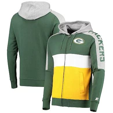 Men's Starter Green/Gold Green Bay Packers Playoffs Color Block Full ...