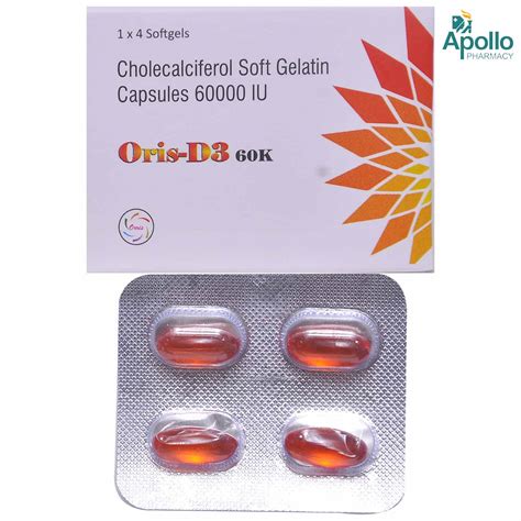 Oris-D3 60K Capsule | Uses, Side Effects, Price | Apollo Pharmacy