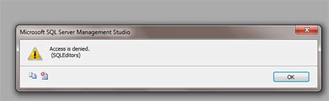 Image result for SQL Access Denied Invalid Setting