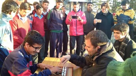 Shimla: Rahul plays chess with specially-abled kids as nephew watches ...