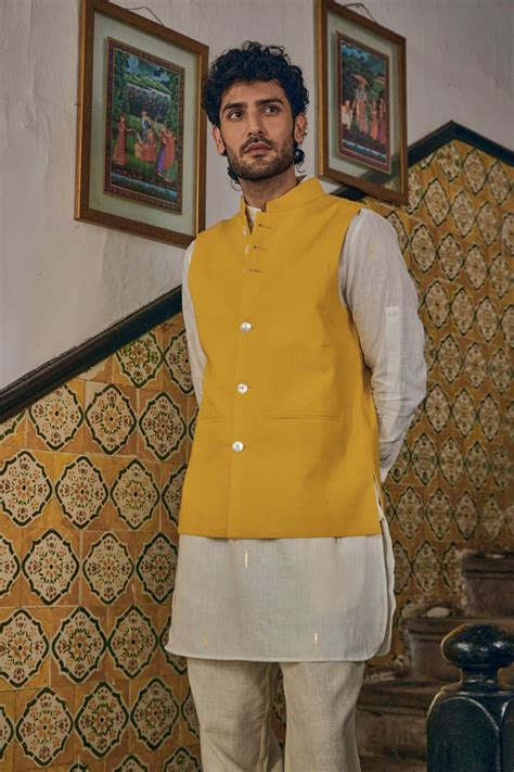 The Gulzar Nehru Jacket | Nehru Jacket For Men's | Yellwithus