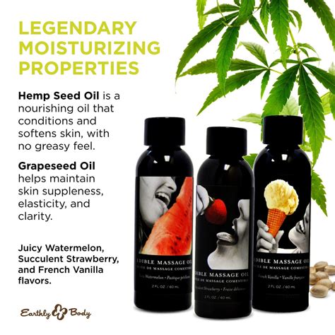 Earthly Body Flavoured Edible Massage Oil Set | Cleo