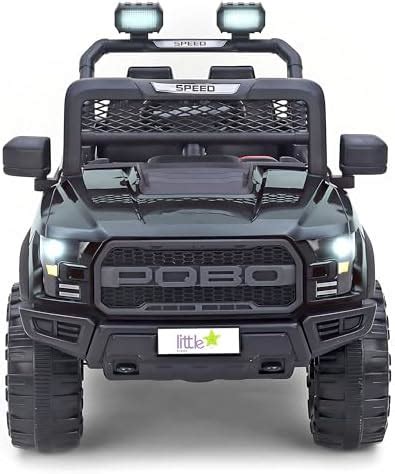 Little Rides Ride on Jeep,12V 4.5AH Big Battery Cars for Kids with ...