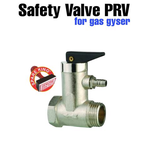 Safety Valve PRV for gas gyser – Spare King