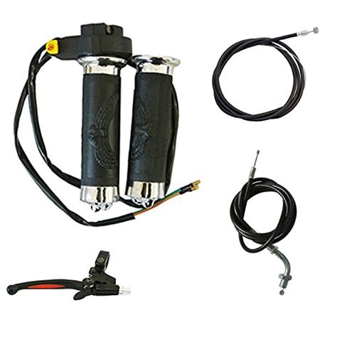 BH-Motor 49cc 66cc 80cc Motorized Bicycle Part Clutch Lever & Handlebar ...