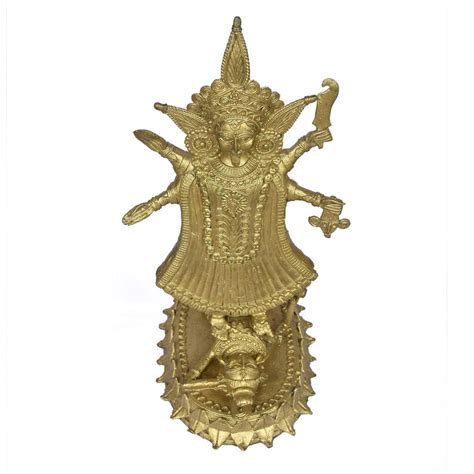 Dokra Kali Mata Brass Figurine — TVAMI
