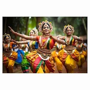 SAF paintings kerela Traditional Festival Onam Wall Poster For Home ...