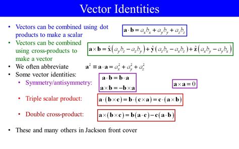 Vector Calculus Identities 的图像结果