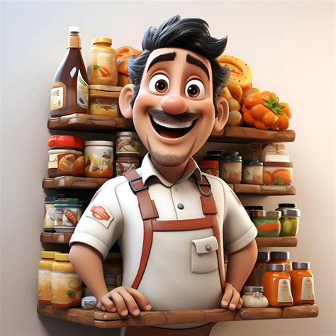 Shop Owner Cartoon 的图像结果