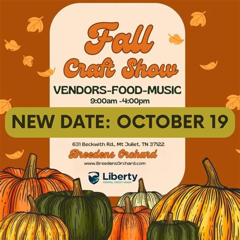 Breeden’s Orchard Big Fall Craft Show , 631 Beckwith Rd, Mount Juliet ...