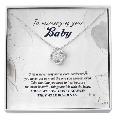 Miscarriage Necklace, Loss Of Baby, Sympathy Gift, Pregnancy Loss Gift ...
