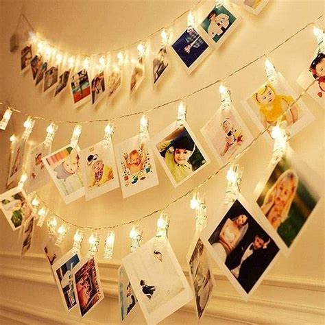 Buy Kamy Creations 10 LED Photo Clips String Lights 10 Photos, Fairy ...