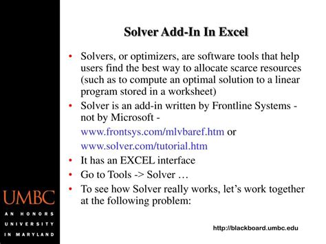 Image result for What Is Function of Solver Add In